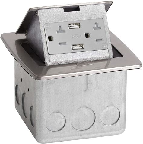 gfci receptacle in metal box|gfci receptacle with usb ports.